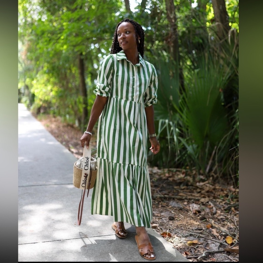 Striped Rachel Zoe Maxi Dress